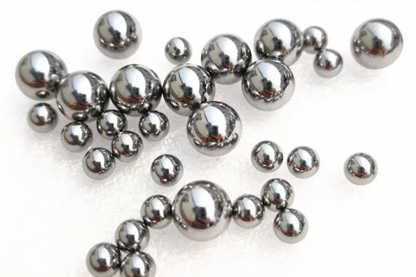 Electroplated steel balls