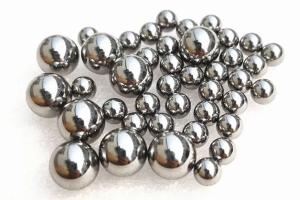 Electroplated steel balls