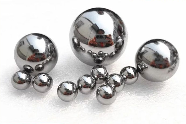 Electroplated steel balls